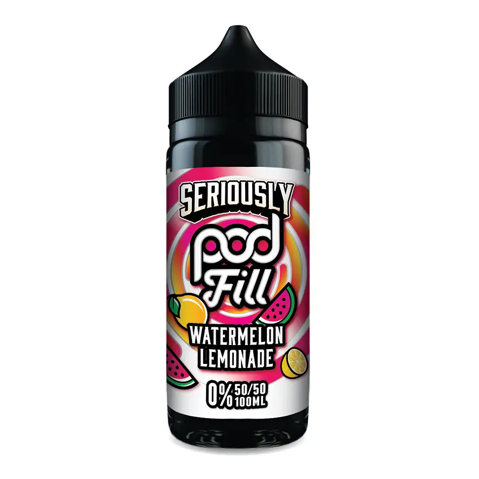Seriously Pod Fill Watermelon Lemonade 100ml shortfill e-liquid – 0mg