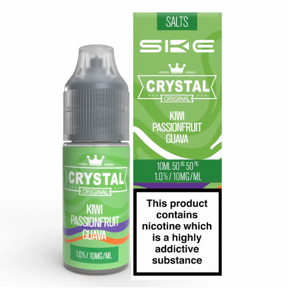 SKE Crystal Nic Salts – Kiwi Passionfruit Guava 10mg 10ml bottle