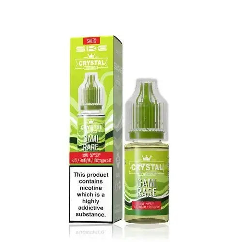 SKE Crystal Original V2 Nic Salts – Gami Rare 20mg 10ml bottle and box