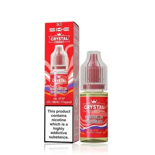 SKE Crystal Original V2 Nic Salts – Watermelon Strawberry 20mg 10ml bottle and box