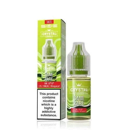 SKE Crystal Original V2 Nic Salts – Gami Rare 20mg 10ml bottle and box