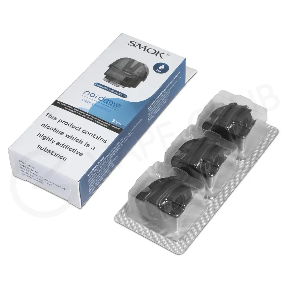 SMOK Nord 50W LP2 Replacement Pods 2ml – Pack of 3