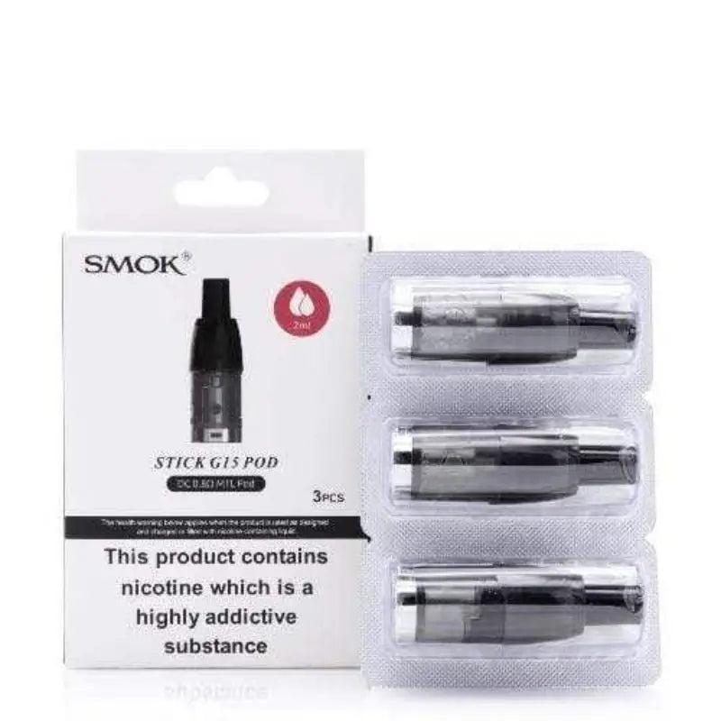 Smok - Stick G15 Pod 0.8ohm - 2ml - Pack of 3