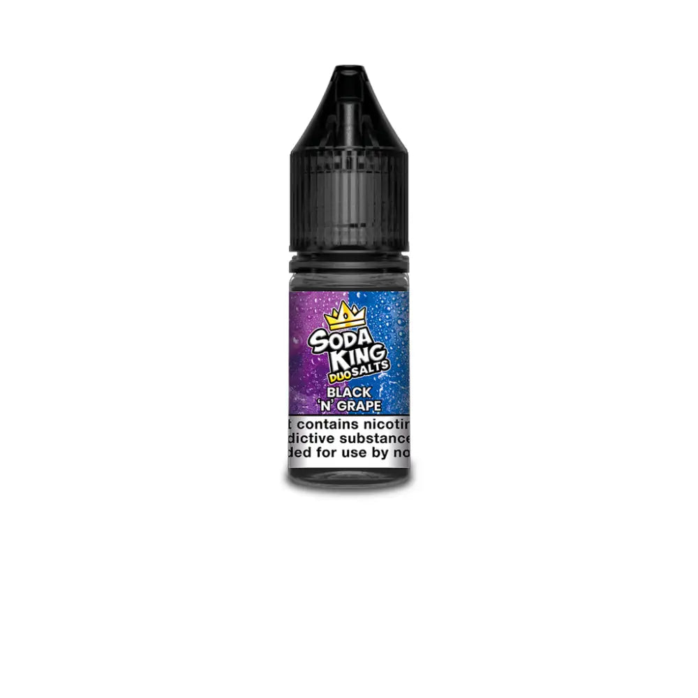 Soda King Duo Black N Grape Nic Salt 10ml | 6 for £10