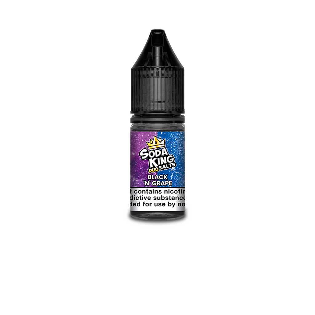 Soda King Duo Black N Grape Nic Salt 10ml
