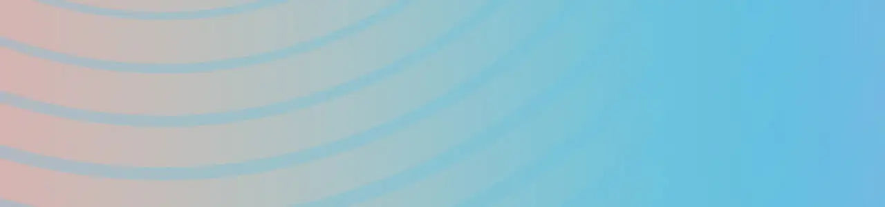 Soft gradient background with concentric, wavy lines transitioning from peach to light blue.