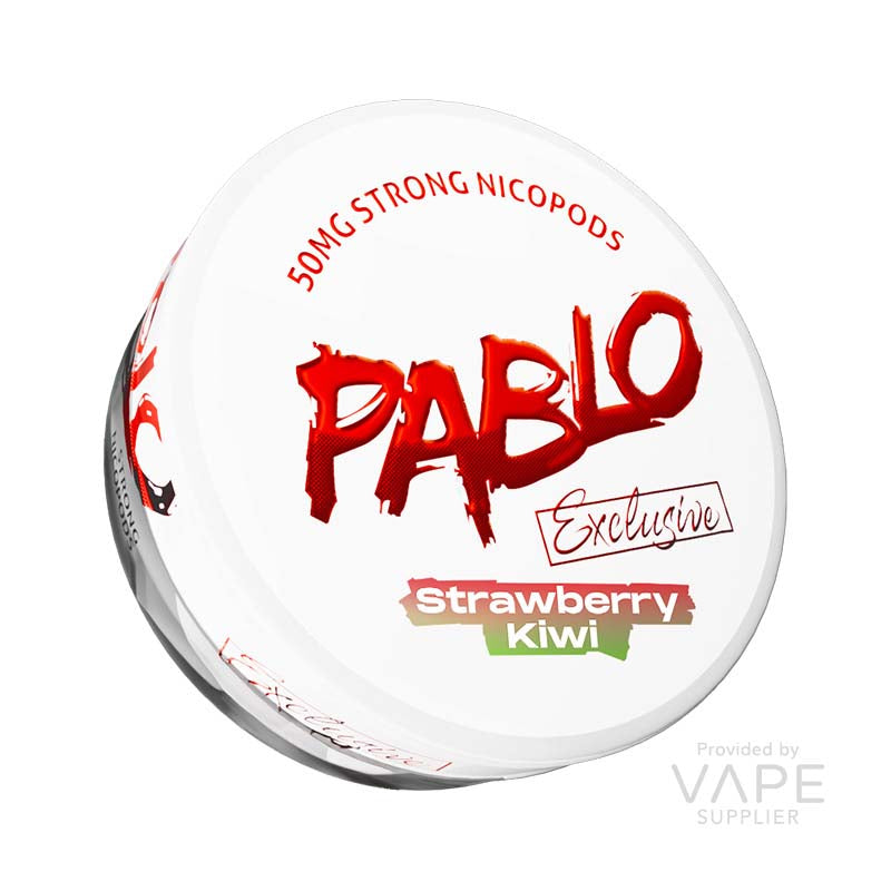 Pablo Strawberry Kiwi Nicotine Pouches – Exclusive – 50mg/g (30mg per pouch) – 20 pouches