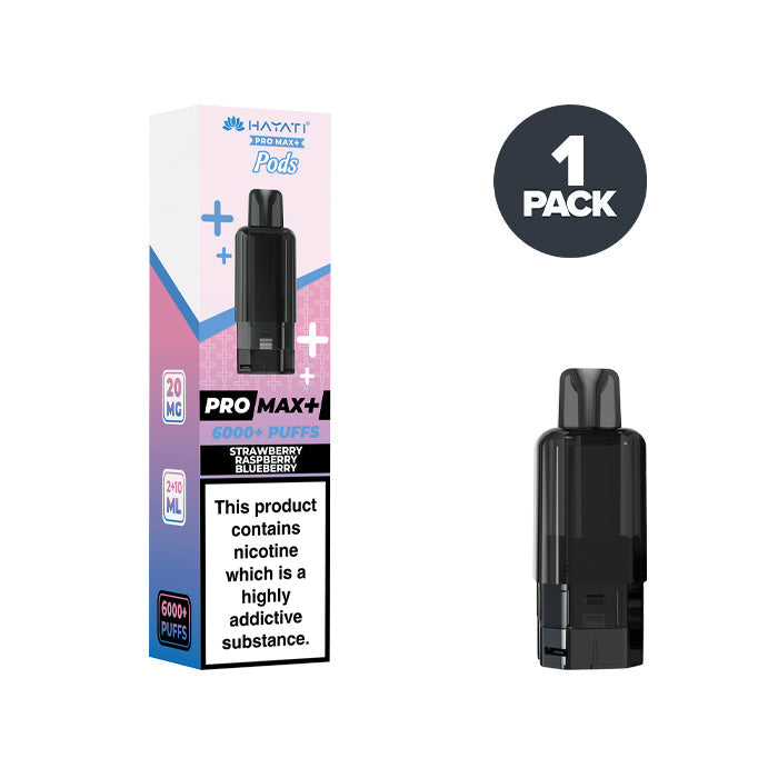 Strawberry Raspberry Blueberry Hayati Pro Max Plus Prefilled Pods