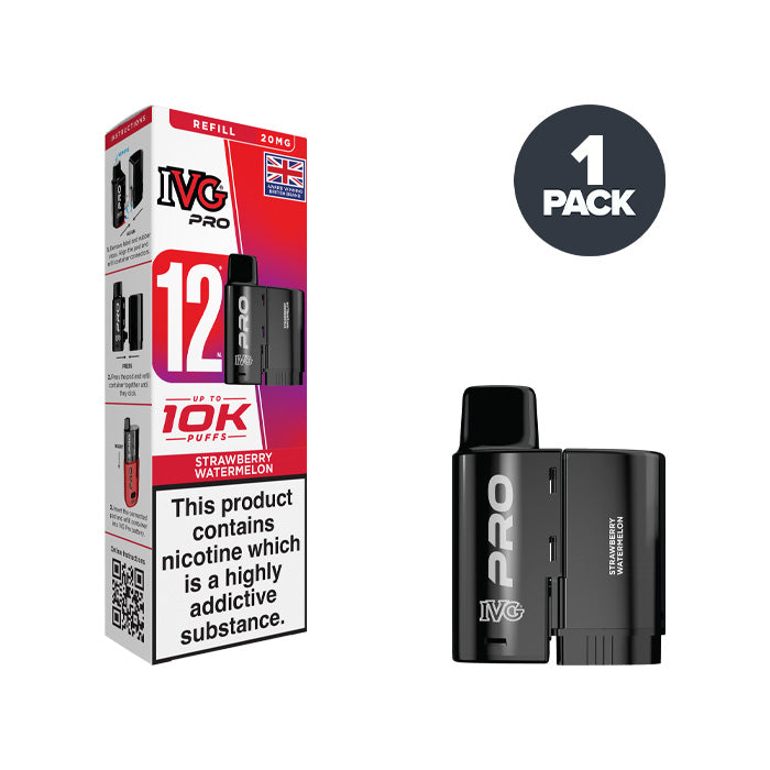 IVG Pro 12 replacement pods - Strawberry Watermelon