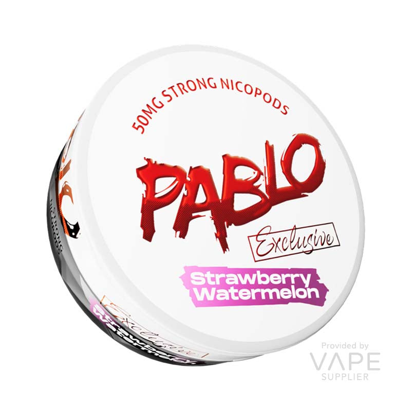 Pablo Strawberry Watermelon Nicotine Pouches – Exclusive – 50mg/g (30mg per pouch) – 20 pouches