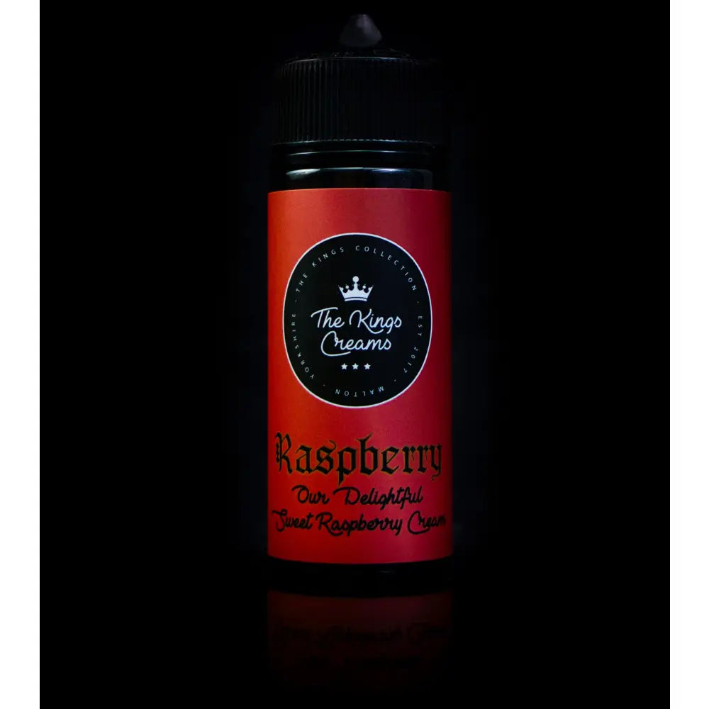 The Kings Custard Raspberry Cream 100ml shortfill e-liquid – 0mg