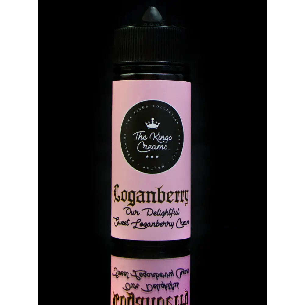 The Kings Custard Loganberry Cream 100ml shortfill e-liquid – 0mg