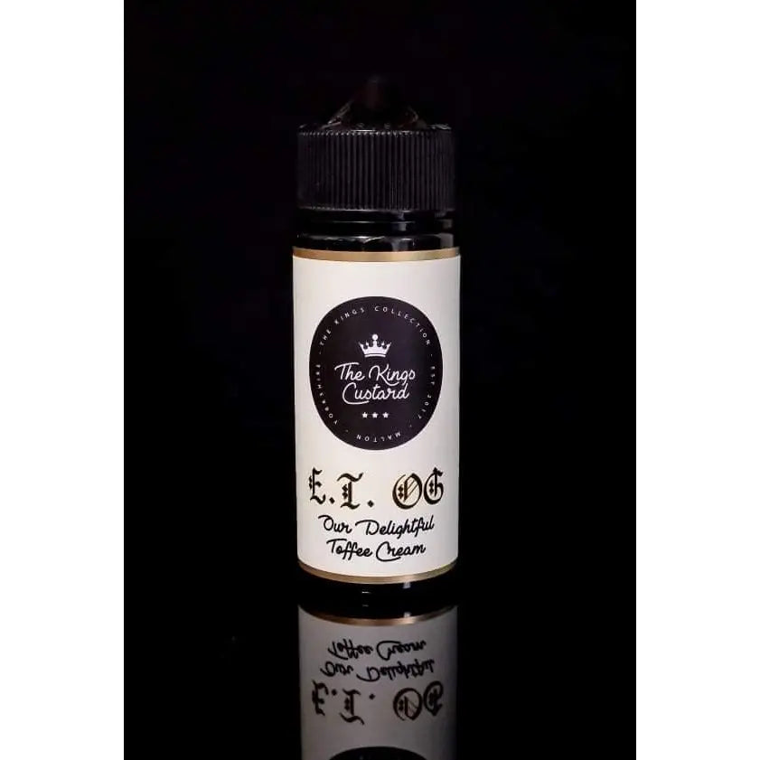 The Kings Custard E.T O.G English Toffee Custard 100ml shortfill e-liquid – 0mg