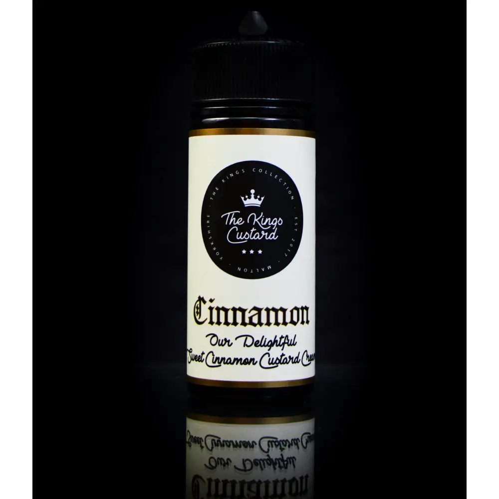The Kings Custard Sweet Cinnamon Custard Cream 100ml shortfill e-liquid – 0mg