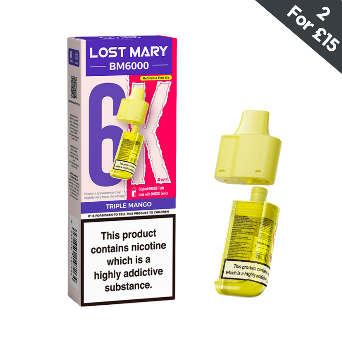 Lost Mary BM6000 Replacement Pods 20mg