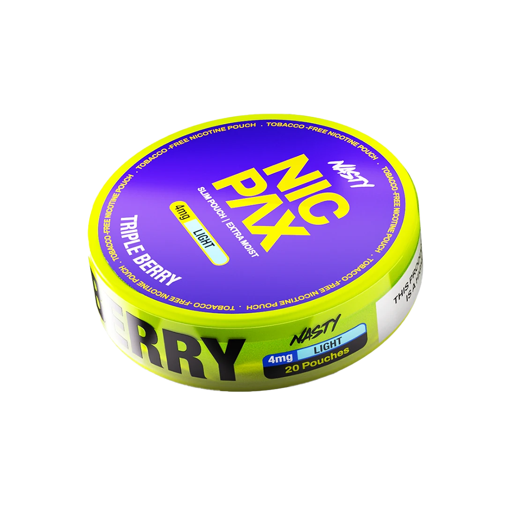 Nasty Nic Pax Triple Berry Nicotine Pouches