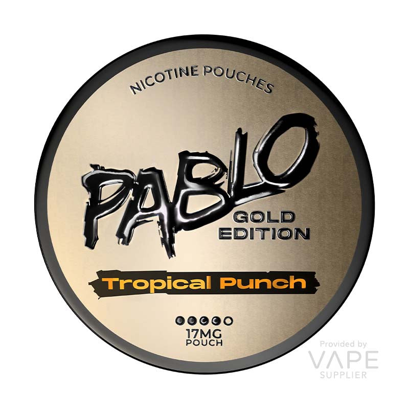 Pablo Tropical Punch Nicotine Pouches – Gold Edition – 17mg per pouch – 20 pouches
