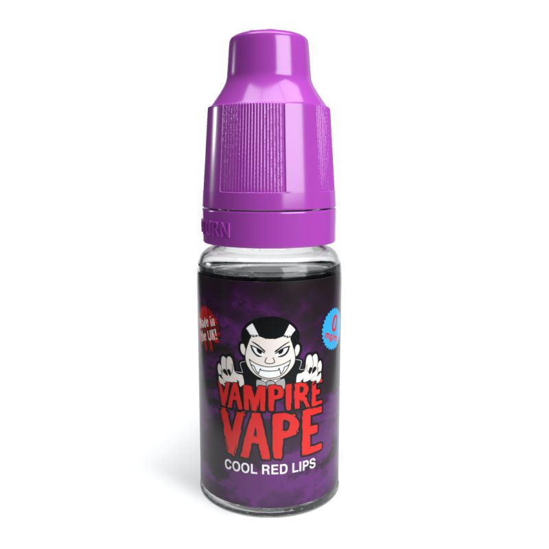 Vampire Vape Cool Red Lips 10ml Freebase E-Liquid
