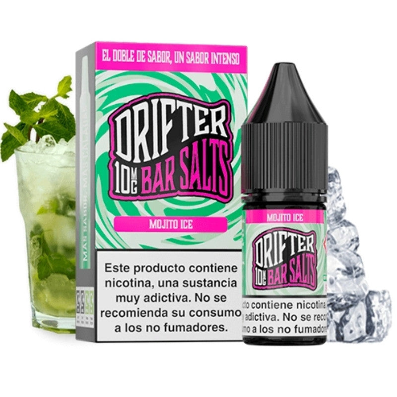 Drifter Bar Salts Mojito Ice 10ml Nic Salt E-Liquid | 10 for £12