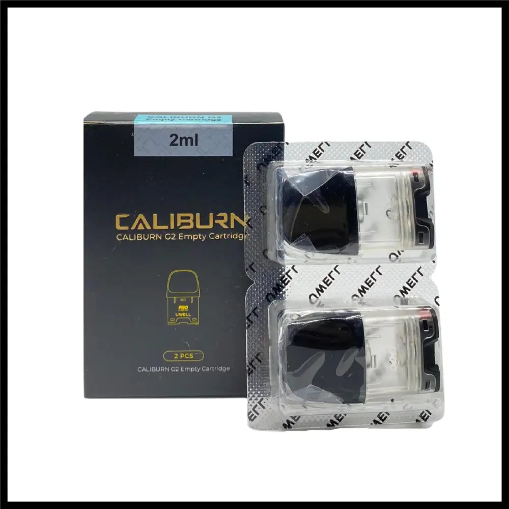 Uwell - Caliburn G2 Pod - 2ml - Pack of 2 – retail pod box and pack contents