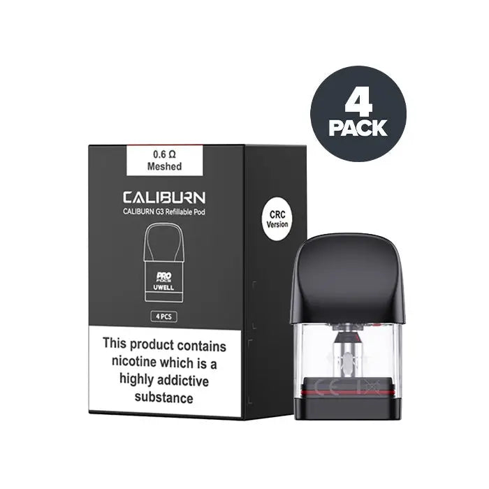 Uwell Caliburn G3 2ml Replacement Pods (Pack of 4)