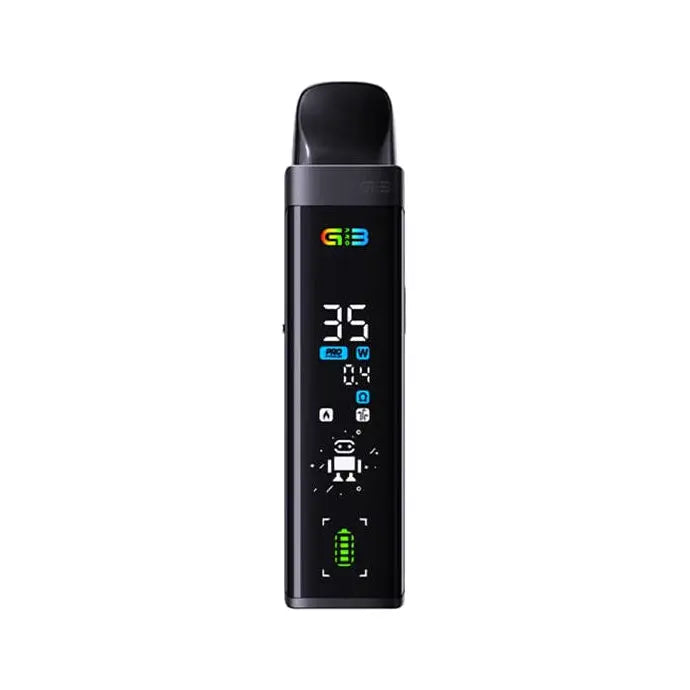Uwell Caliburn G3 Pro pod kit in Midnight Black, complete device
