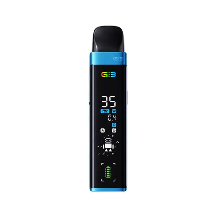 Uwell Caliburn G3 Pro pod kit in Pacific Blue, complete device