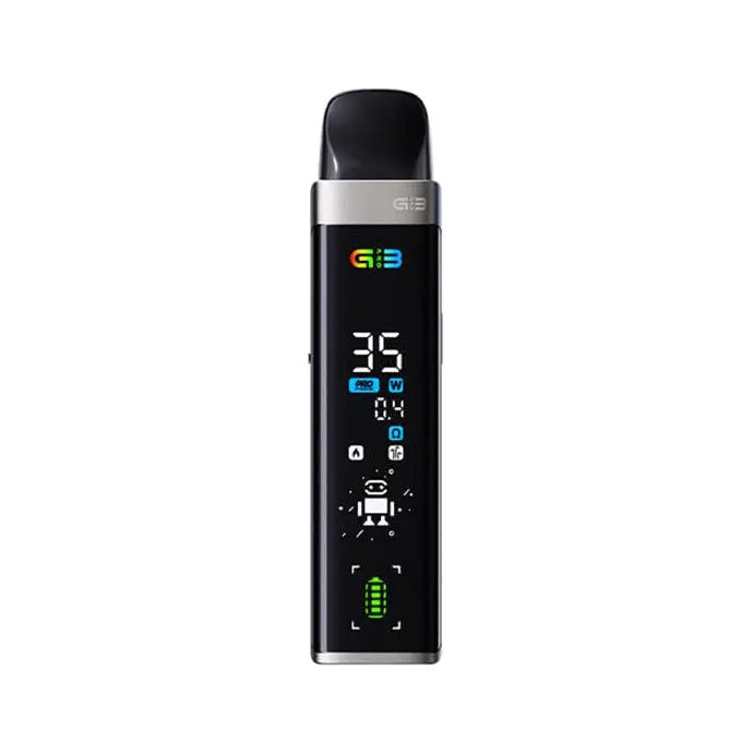 Uwell Caliburn G3 Pro pod kit in Stone Gray, complete device