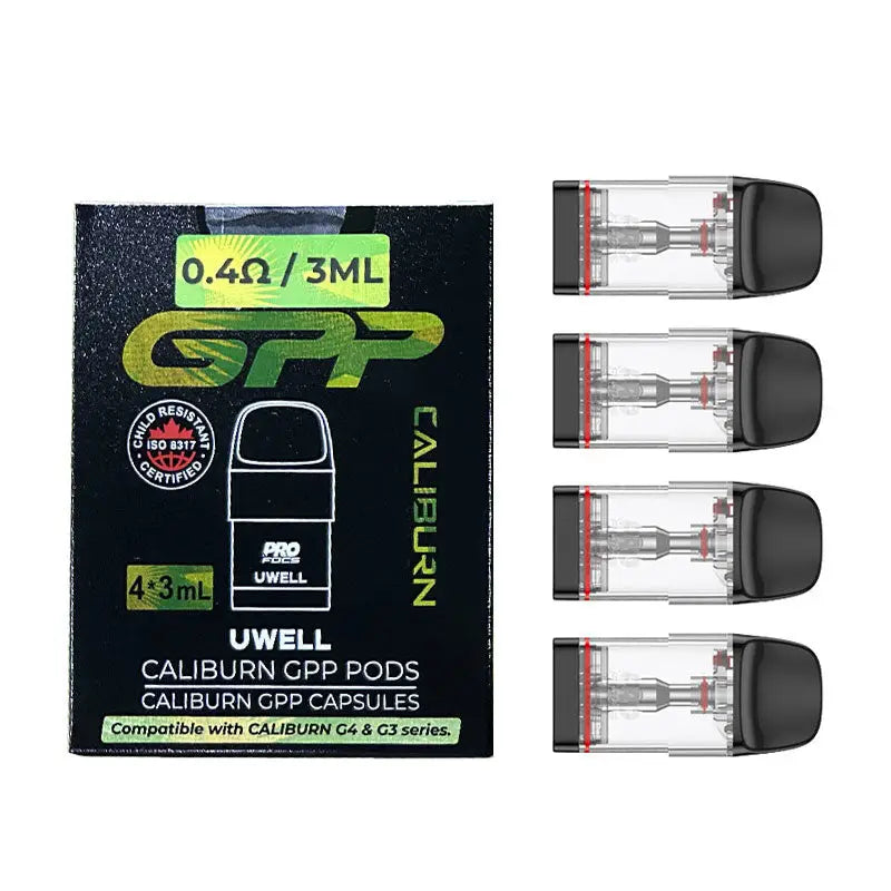 Uwell Caliburn GPP XL 3ml Top-Fill Replacement Pods (Pack of 4)