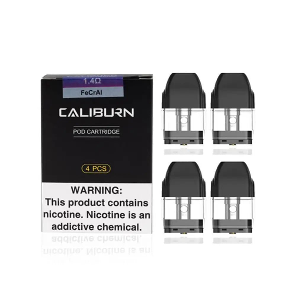 Uwell - Caliburn Pod Cartridge - 2ml 1.4ohm - Pack of 4