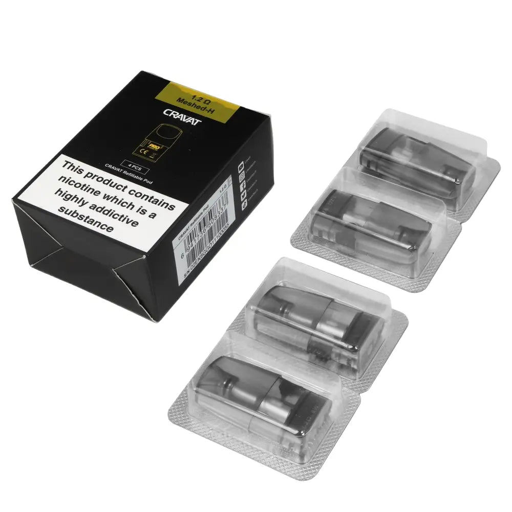 Uwell Cravat Replacement Pods 1.2Ω 1.5ml – Pack of 4