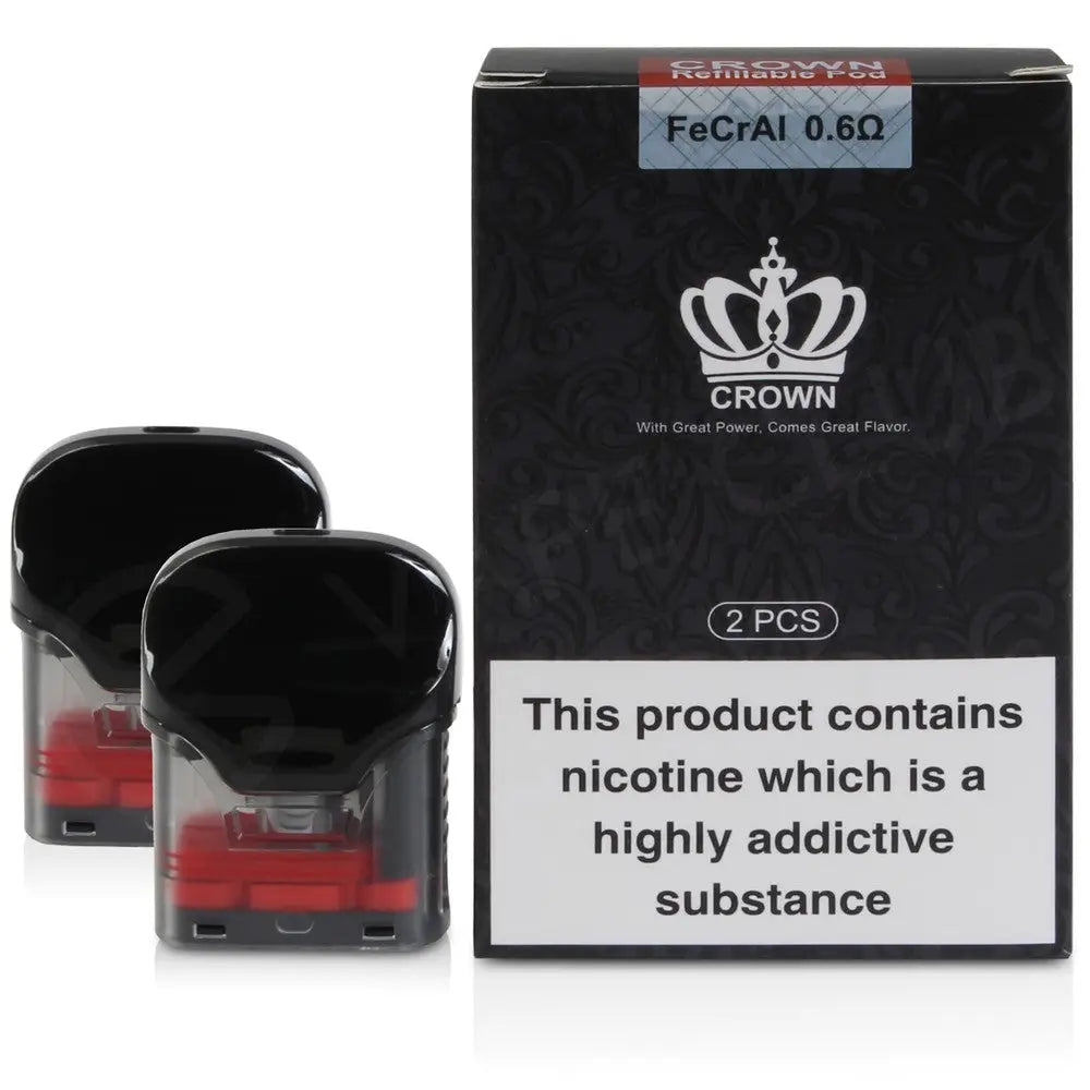 Uwell - Crown Refillable Pod 0.6ohm 2ml - Pack of 2