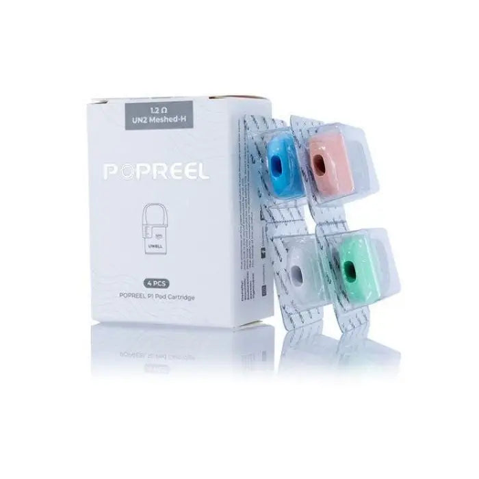 Uwell - Popreel P1 Replacement Pods 1.2ohm - Pack of 4