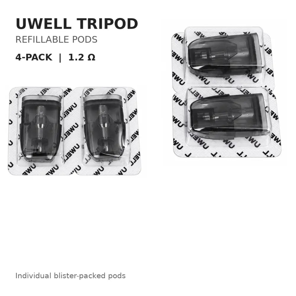 Uwell Tripod Pods 2ml - Pack of 4