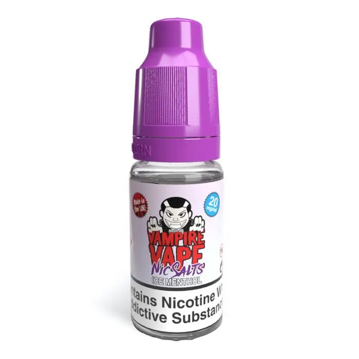 Vampire Vape Ice Menthol 10ml Nic Salt E-Liquid | 10 for £12