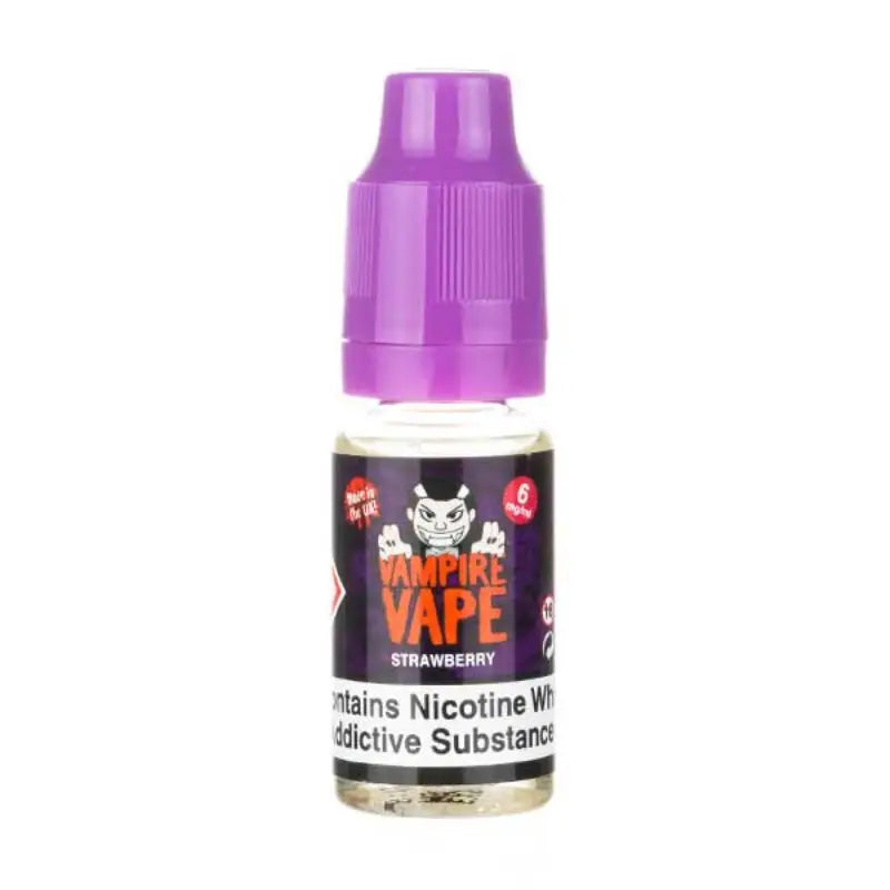 Vampire Vape Strawberry 10ml Freebase E-Liquid | 10 for £12