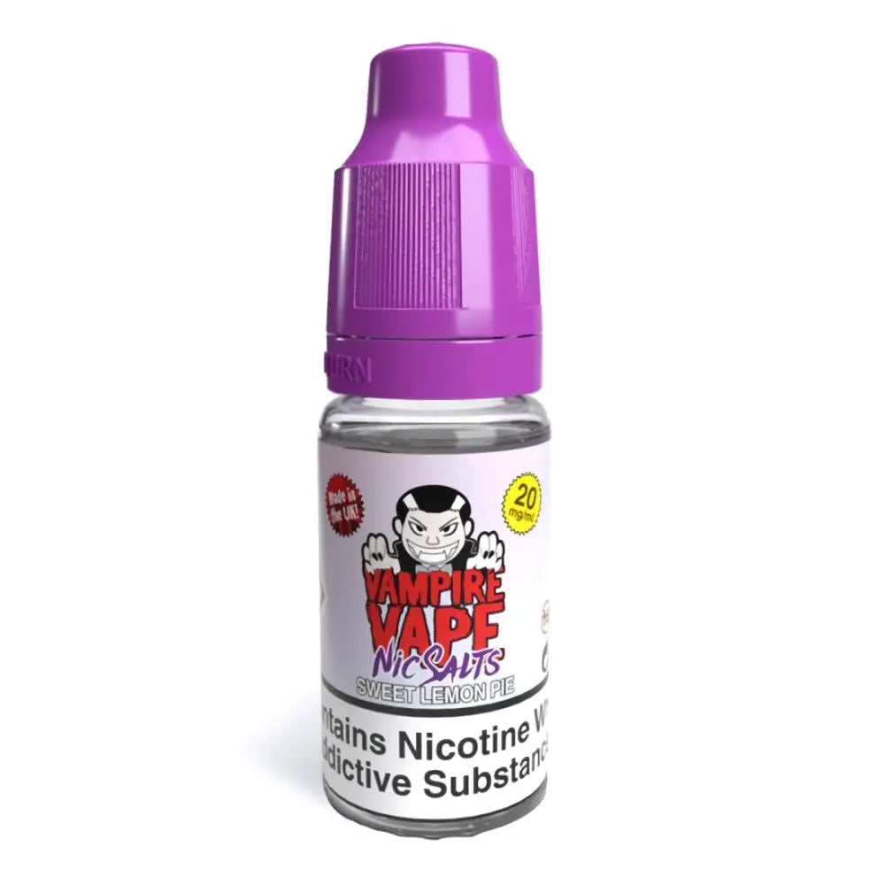 Vampire Vape Sweet Lemon Pie 10ml Nic Salt E-Liquid | 10 for £12