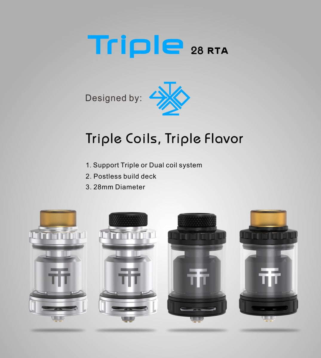 Vandy Vape Triple RTA 28mm