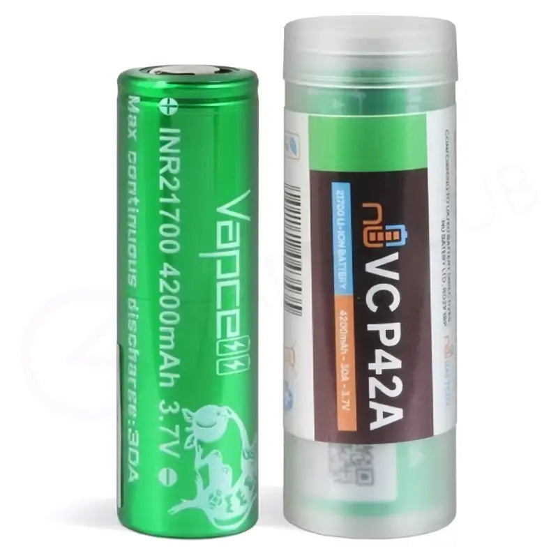 Vapcell P42A 21700 Battery – 4200mAh 30A