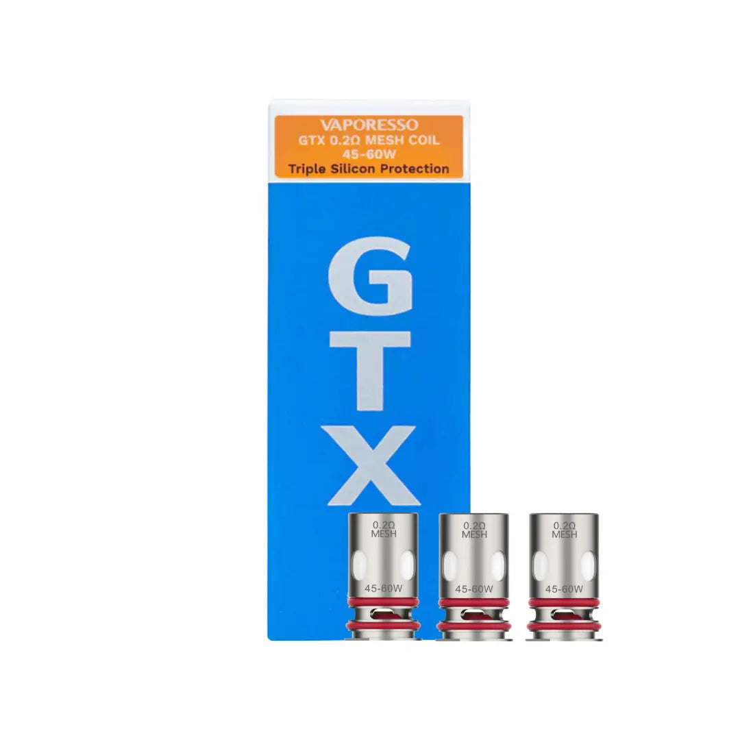 GTX Coils (5Pcs) - Mesh 0.2 Ohm Triple Silicon Protection