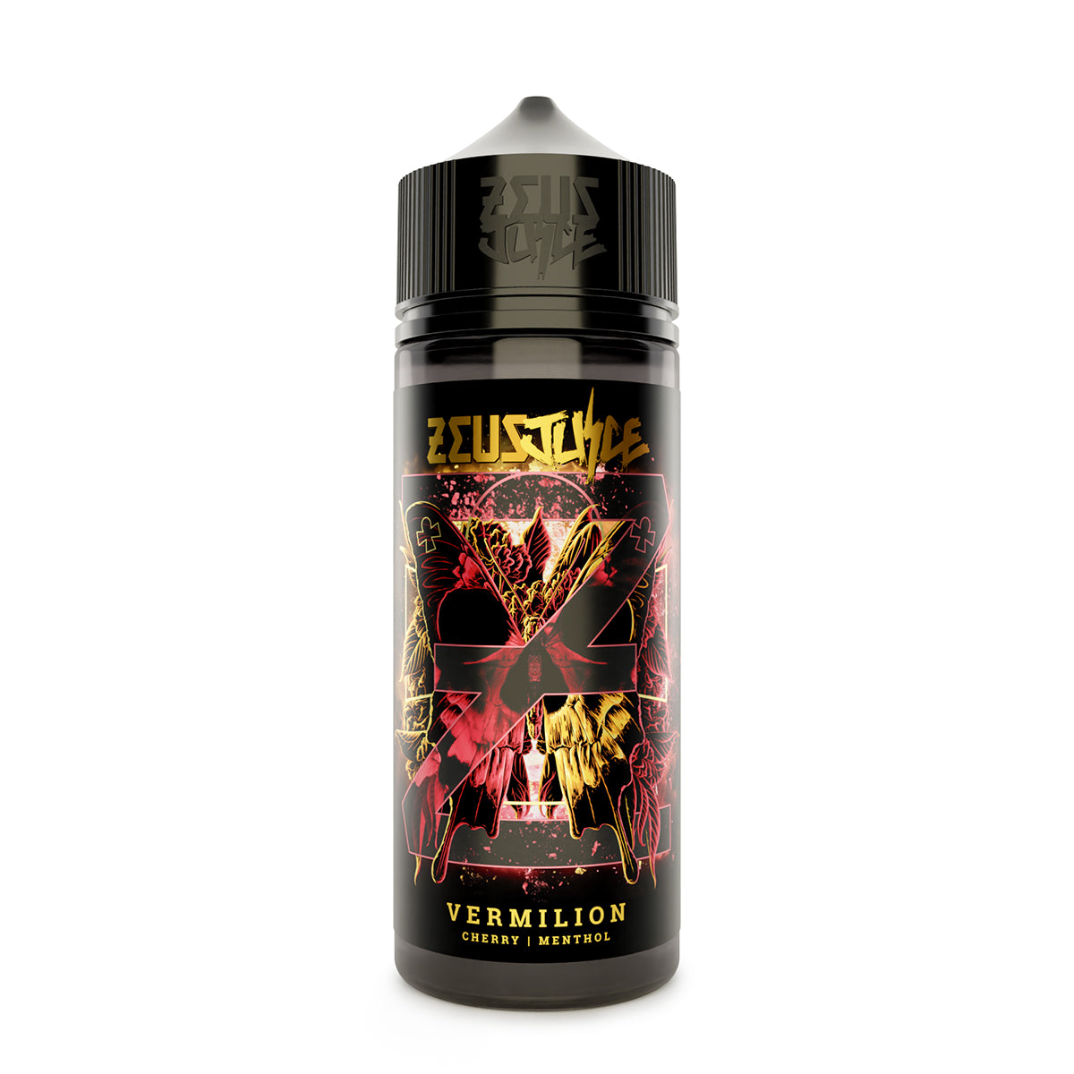 Zeus Juice Vermilion 100ml shortfill e-liquid bottle – 0mg