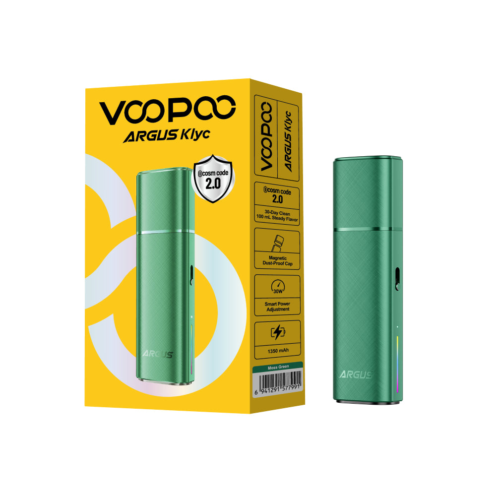 VOOPOO ARGUS Klyc Pod Vape Kit – Moss Green