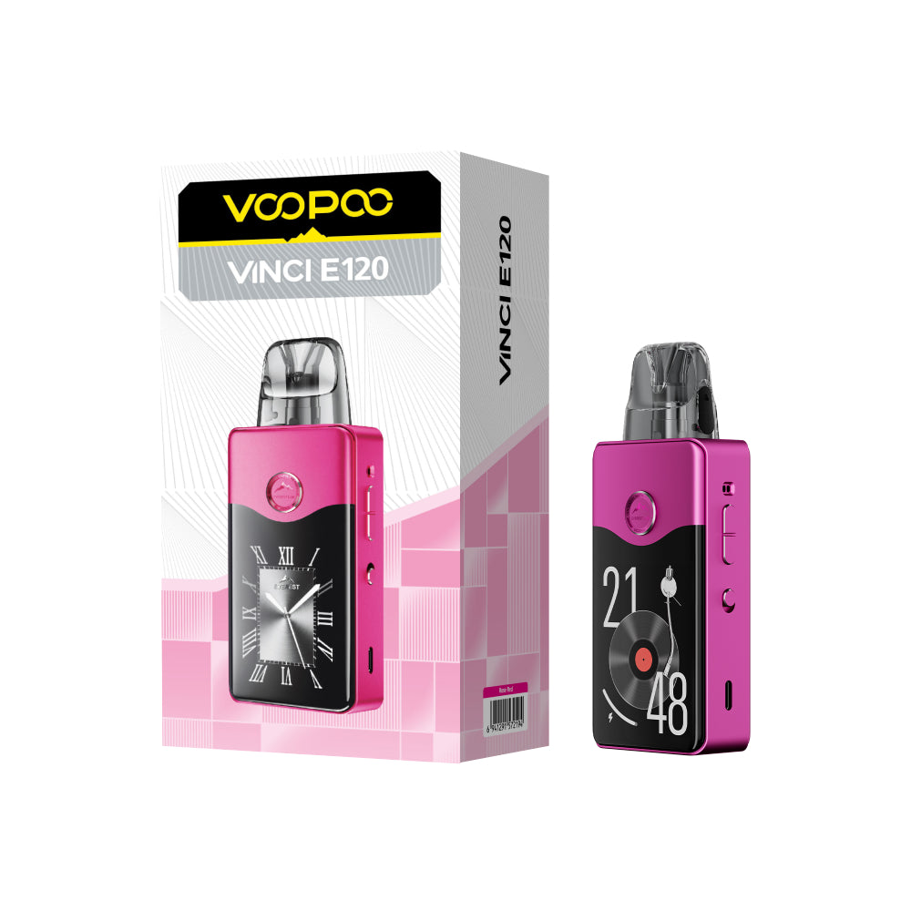 VOOPOO VINCI E120 Pod Vape Kit – Rose Red
