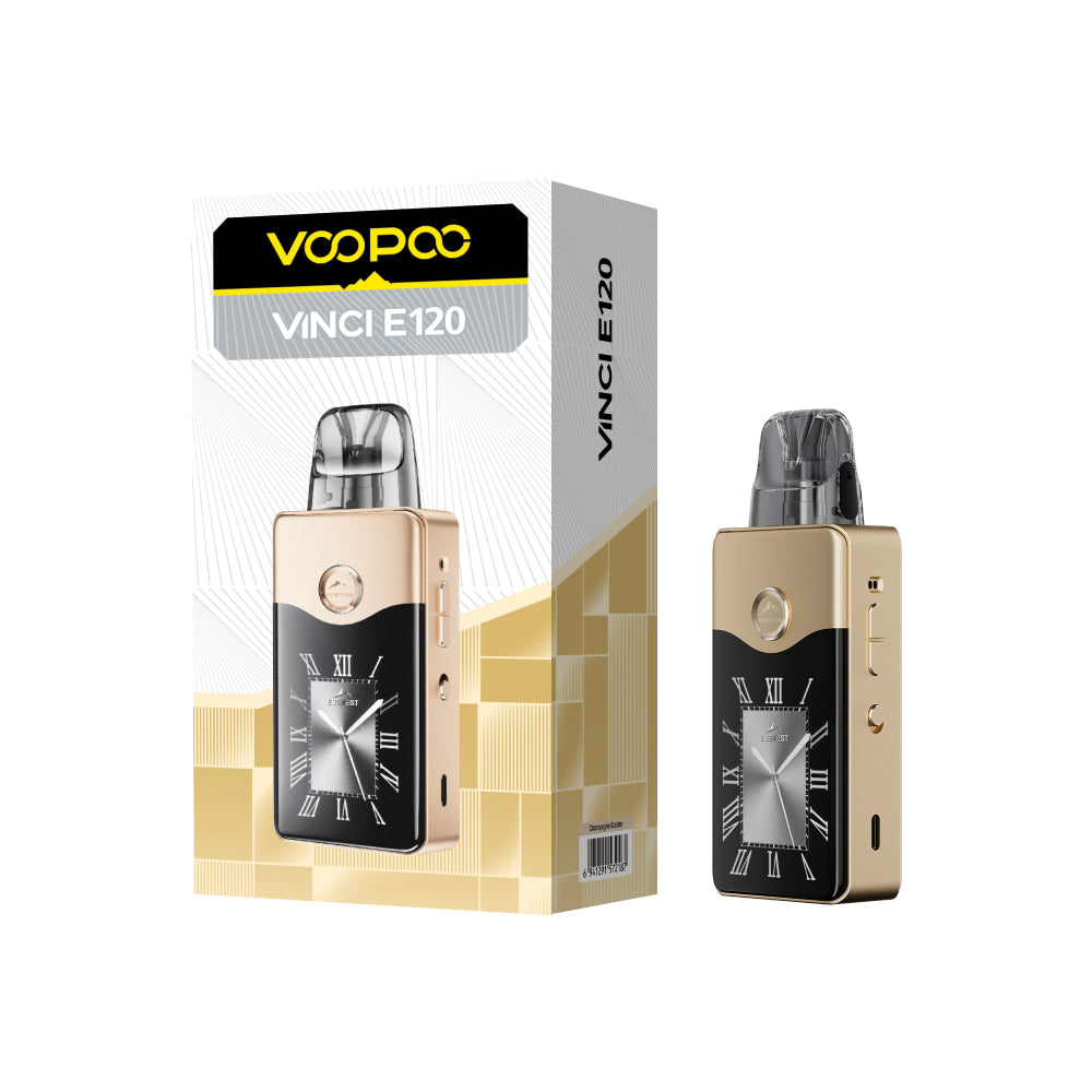 VOOPOO VINCI E120 Pod Vape Kit – Champagne Golden