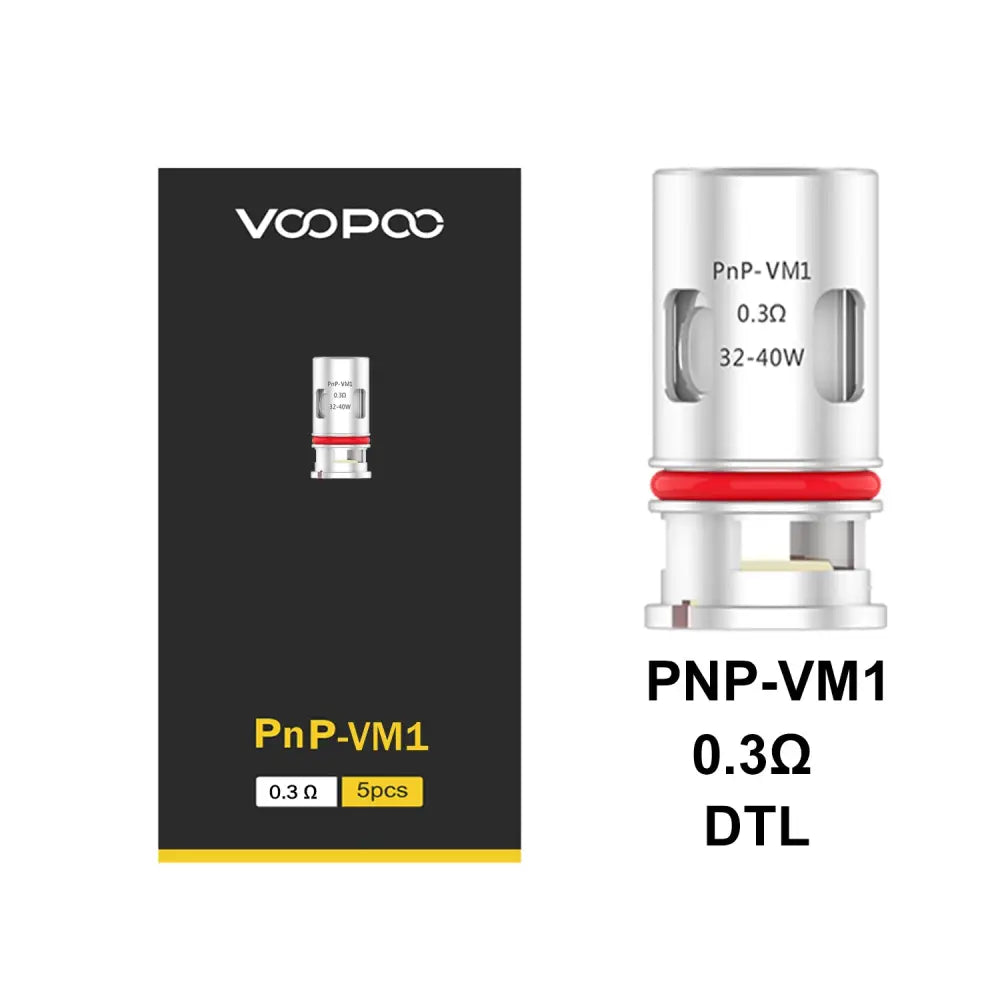 VOOPOO PnP Replacement Coils – Pack of 5