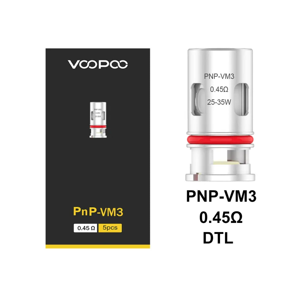 VOOPOO PnP Replacement Coils – Pack of 5