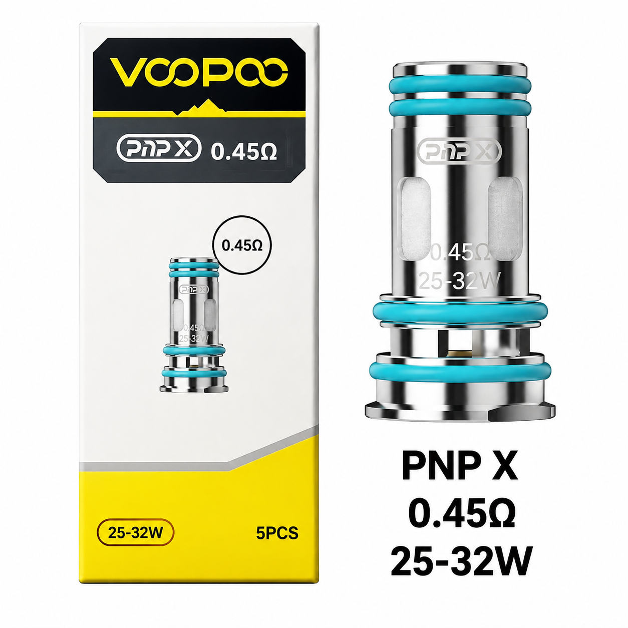 VOOPOO PnP X Replacement Coils (Pack of 5)