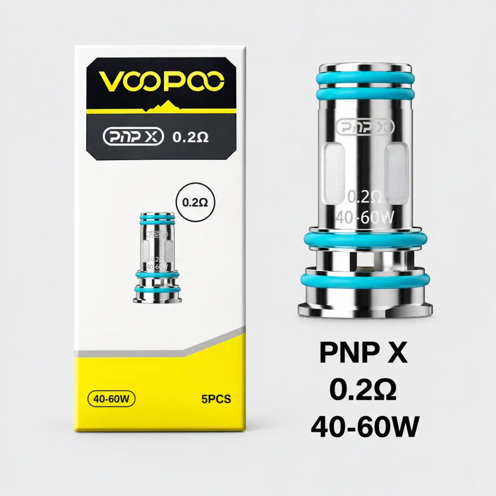 VOOPOO PnP X Coils - 0.2Ω / 0.45Ω / 0.8Ω / 1.0Ω (5-Pack)