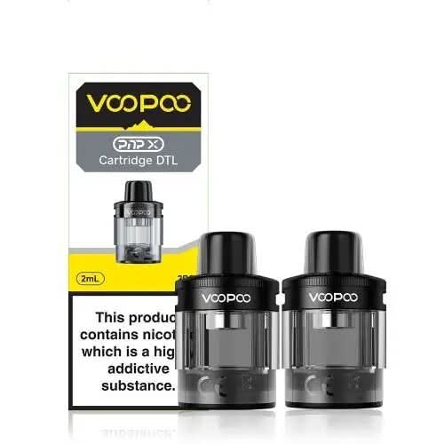 VOOPOO PnP-X XL 5ml Empty Replacement Pod Cartridges (Pack of 2) product pack