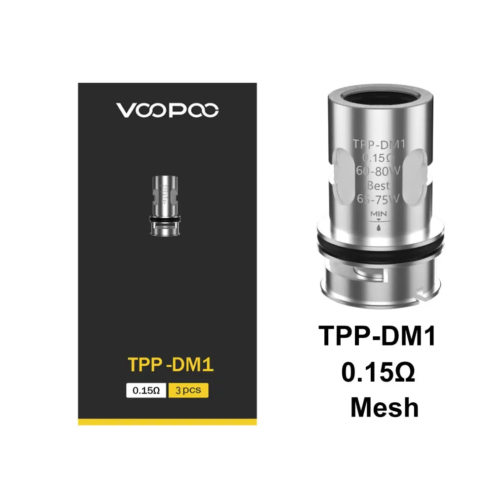 Voopoo - TPP Coil DM1 0.15ohm - Pack of 3